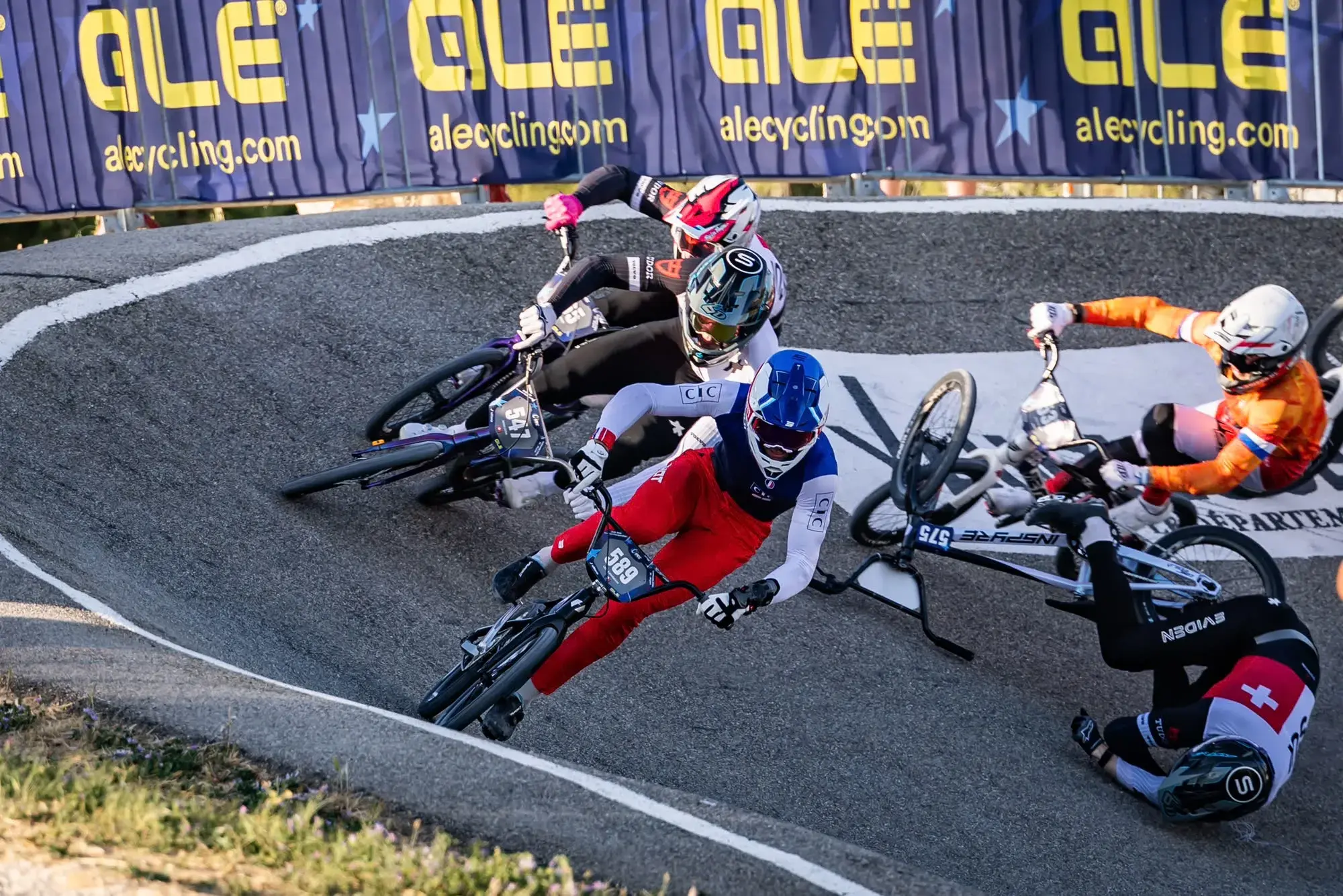 BMX-Rennen an der Europameisterschaft in Sarrians