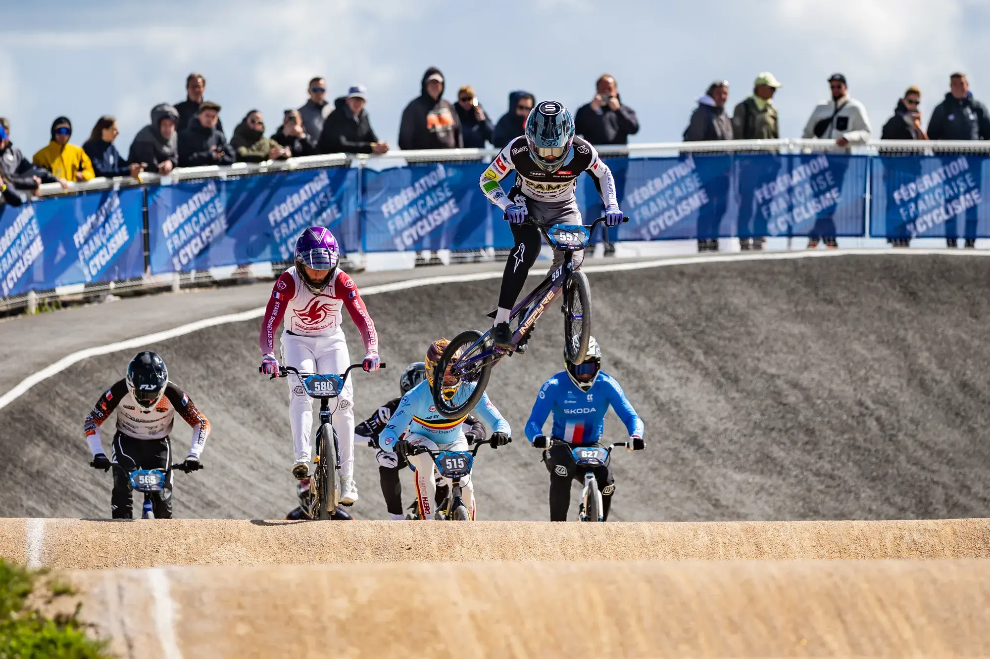 BMX-Rennen am Europacup in La Chapelle